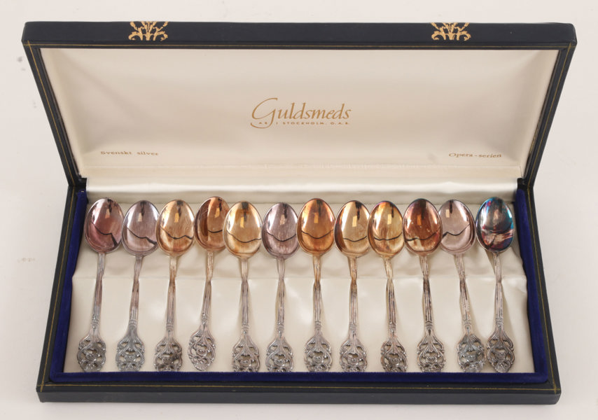 Kaffeskedar 12st, "Aida", GAB