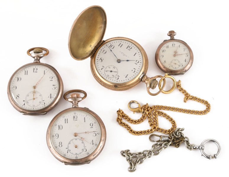 Fickur 4st, varav tre i silver