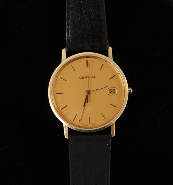 Herrarmbandsur, Certina, 14k