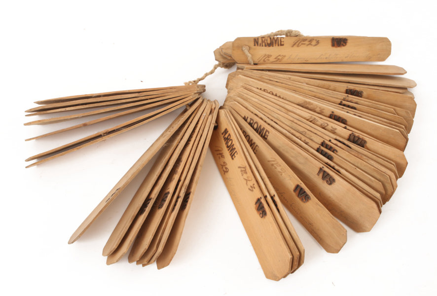 Parti dagsverksstickor, 18/1900-tal