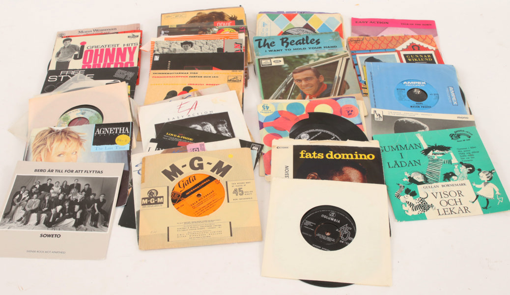 Parti EP-skivor och singlar