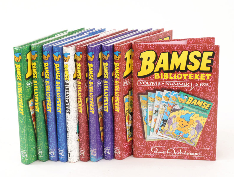 10 band, "Bamsebiblioteket"