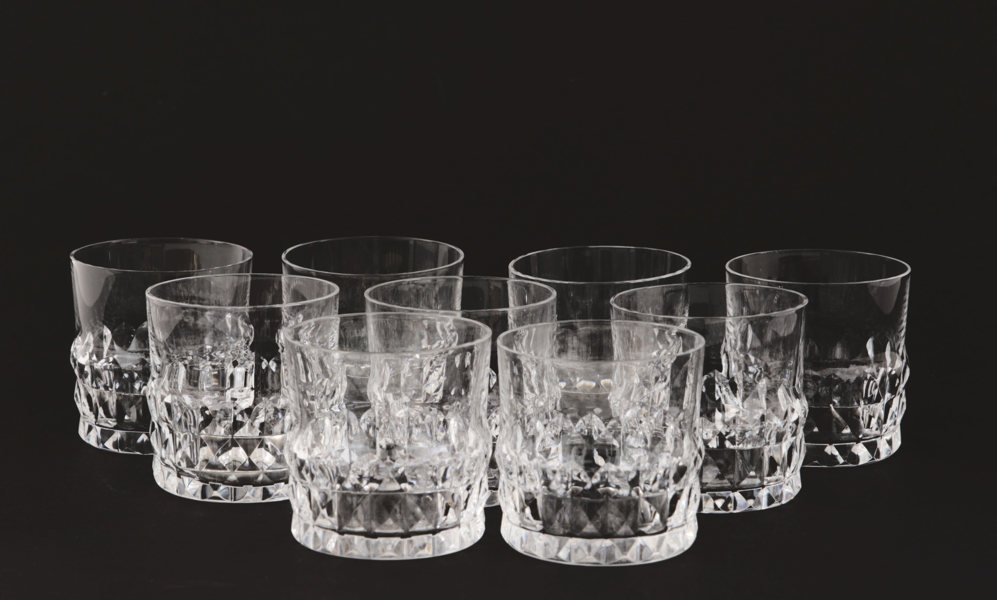 Whiskeyglas 9st, "Silvia", Orrefors