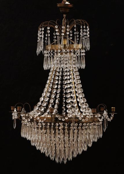 Ljuskrona, empirestil, 1900-talets andra hälft