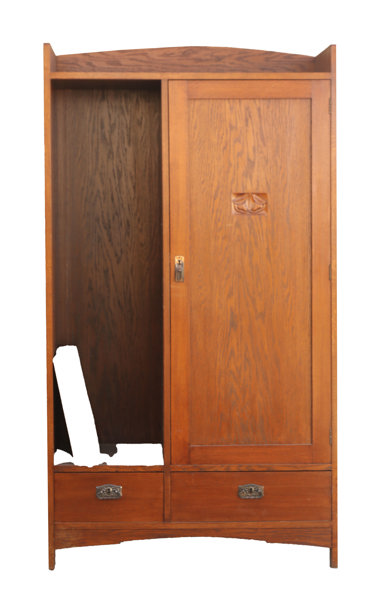 Klädskåp, jugend, 1900-talets början