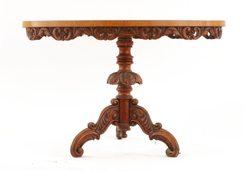 Pelarbord, 1800-talets andra hälft