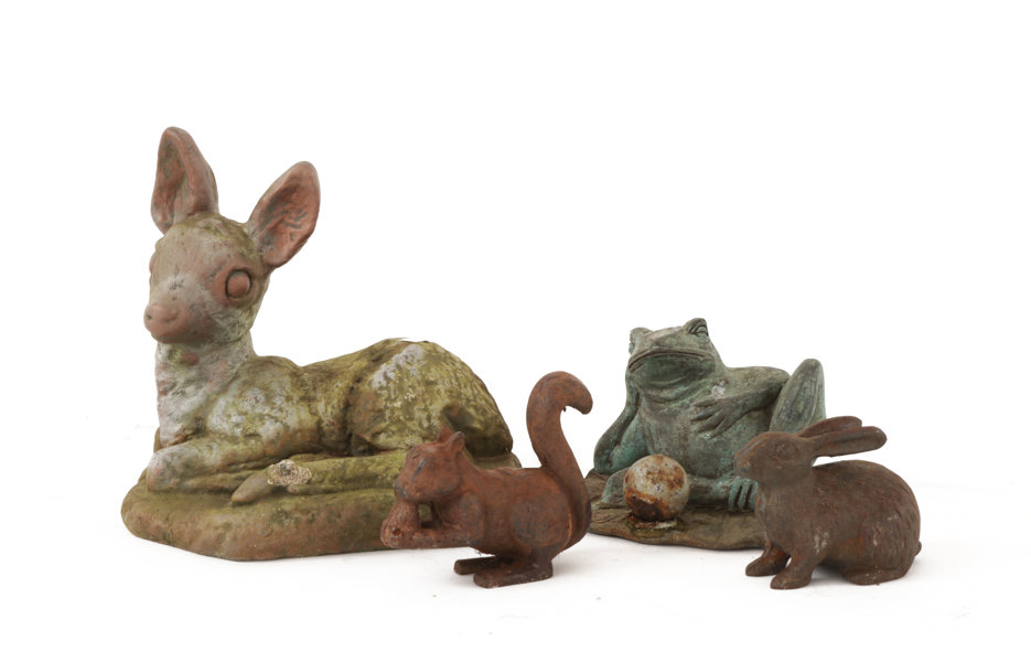 Trädgårdsskulpturer 4 delar