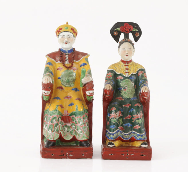Figuriner ett par, Kina, 1900-tal