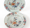 Djupa tallrikar ett par, Kina, Qianlong, 1700-tal