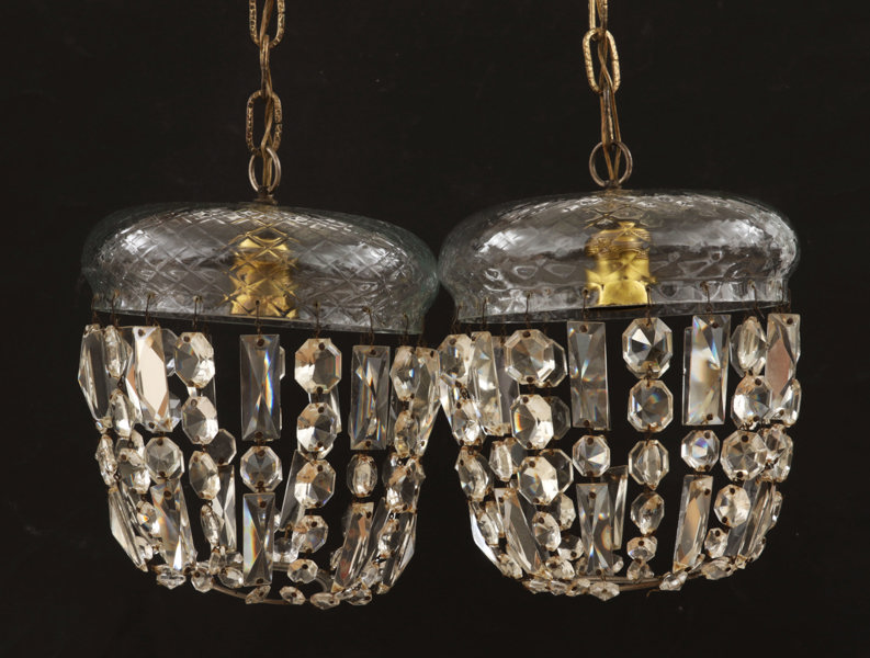 Taklampor ett par, 1900-talets första hälft