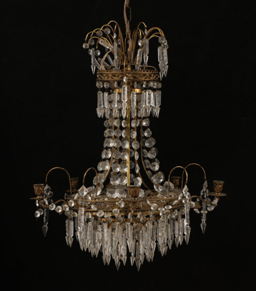 Ljuskrona, empirestil, 1900-tal