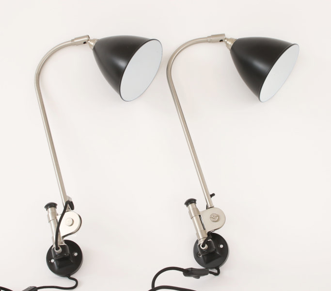 Vägglampor ett par, Robert Dudley Best, England