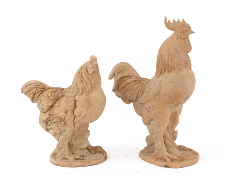 Skulpturer ett par, 1900-talets andra hälft