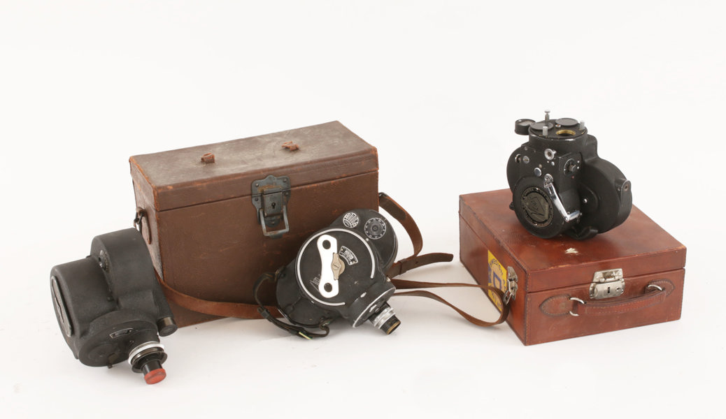 Äldre filmkameror 3st