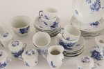 Servisdelar, "Blå blomster", Royal Copenhagen
