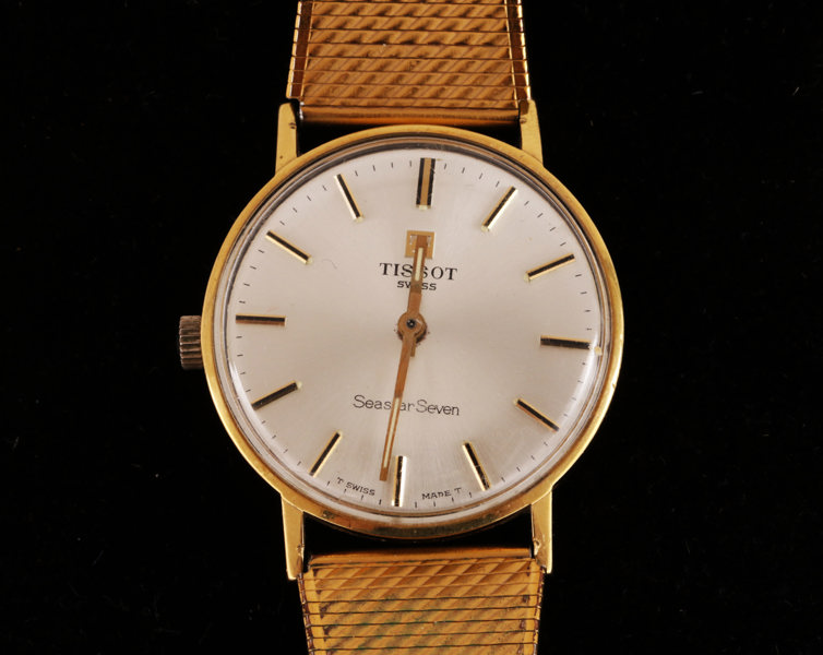 Herrarmbandsur i 18k, Tissot, Seastar Seven
