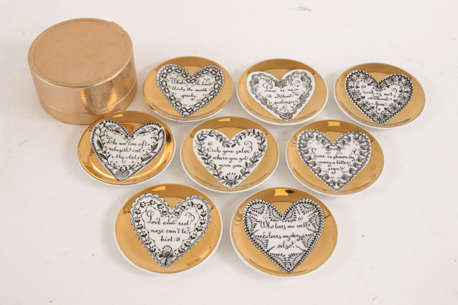 Fat 8st, "Love", Piero Fornasetti, Milano, Italien