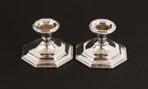 Ljusstakar ett par, silver, 1900-tal