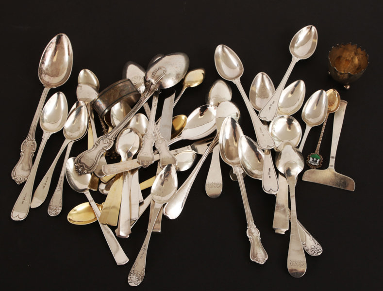 Parti silverföremål