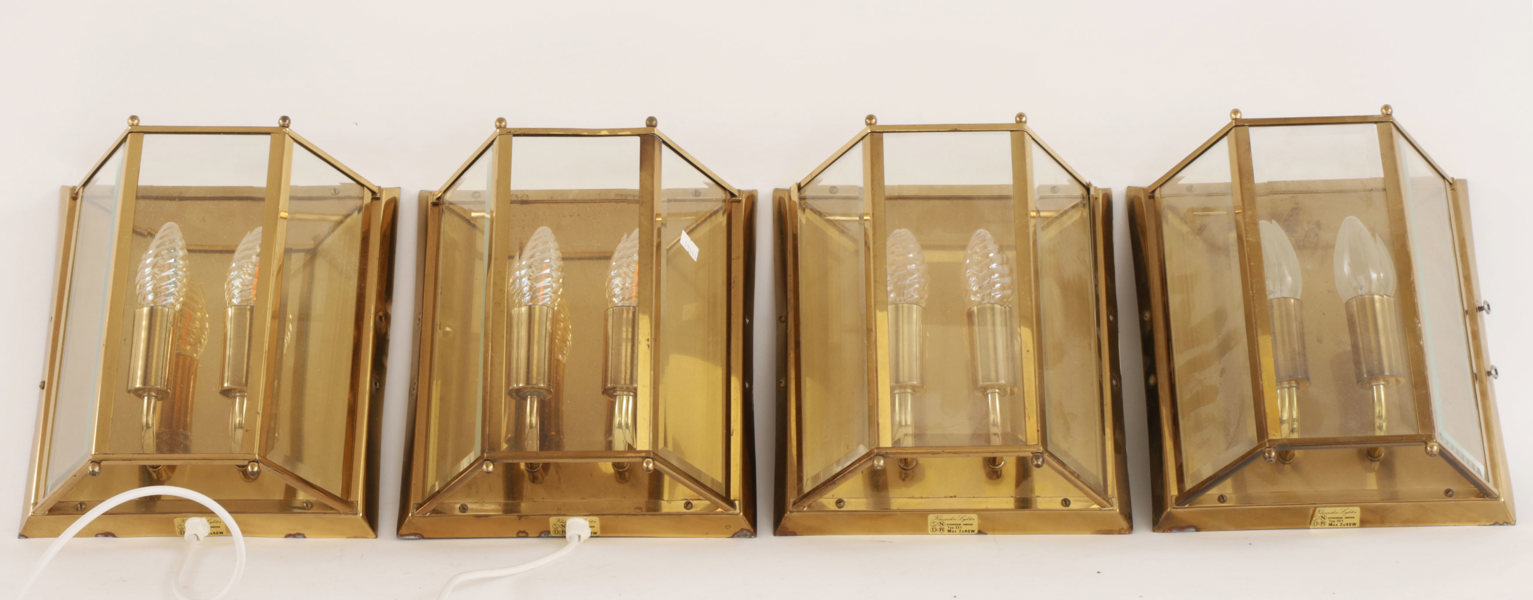 Vägglampor 4st, Klassiska Lyktor, Stockholm, typ 321