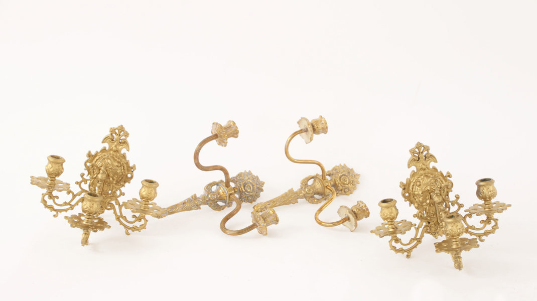 Väggappliquer 2 par, 1900-tal