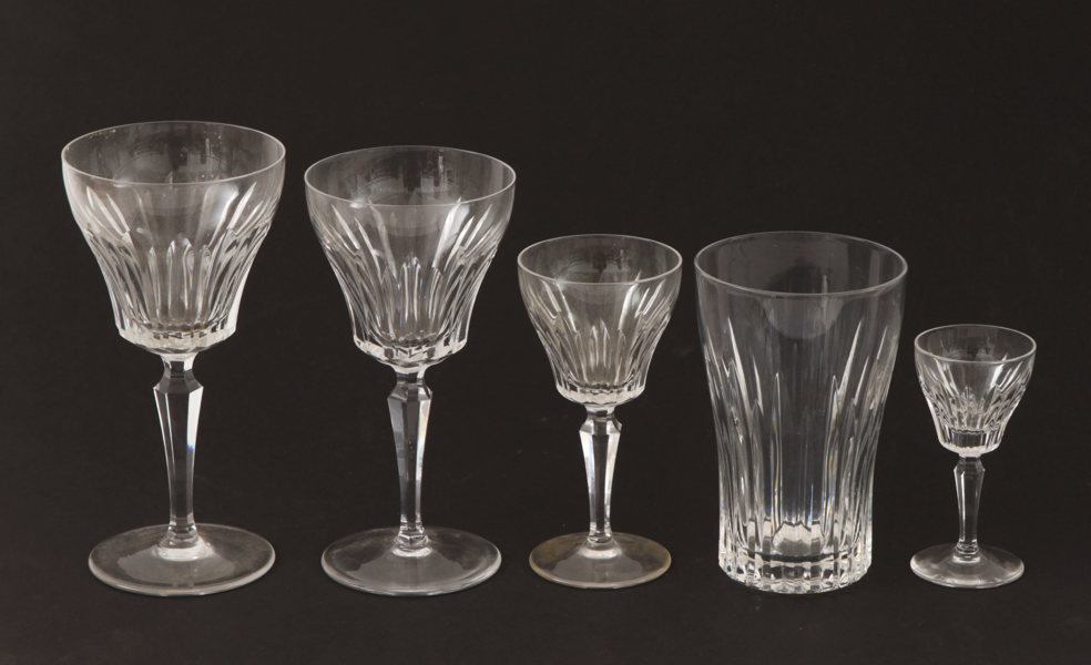 Glasservis, 1900-tal