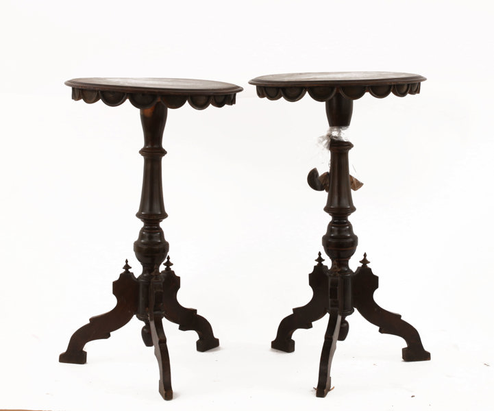 Pelarbord ett par, omkring år 1900