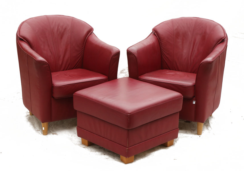 Fåtöljer ett par samt fotpall, Above, 2000-tal