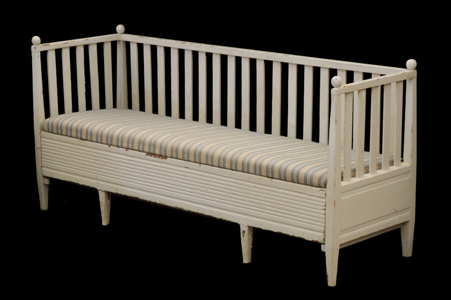 Soffa, gustaviansk allmoge, 1800-tal