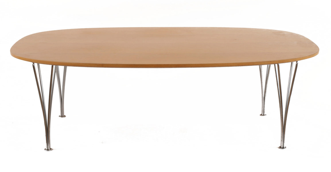 Soffbord, "Superellips", Bruno Mathsson & Piet Hein för Fritz Hansen