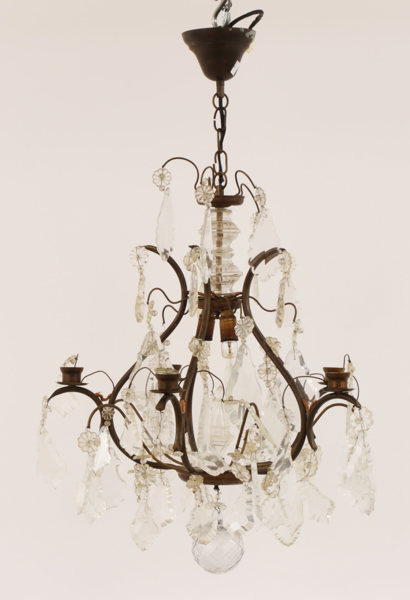 Ljuskrona, barockstil, omkring 1900-talets mitt