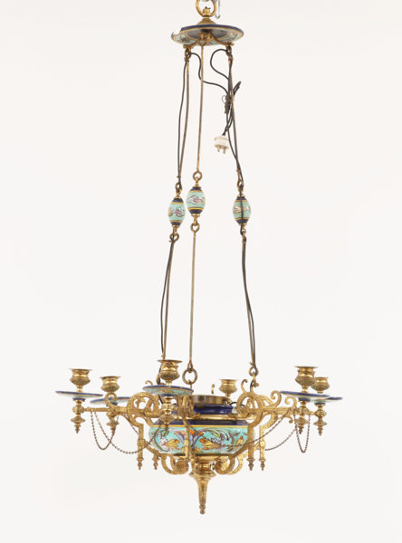 Ljuskrona, omkring år 1900