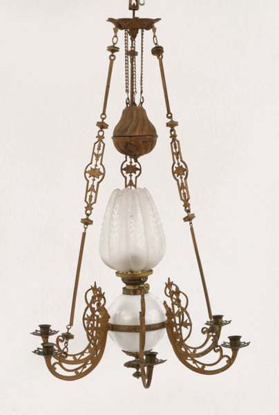 Takfotogenlampa, omkring år 1900