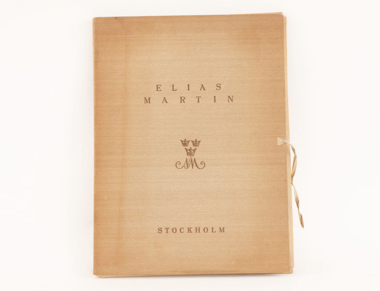 Bok, Elias Martin, "Akvareller och teckningar", av Gunnar Jungmarker