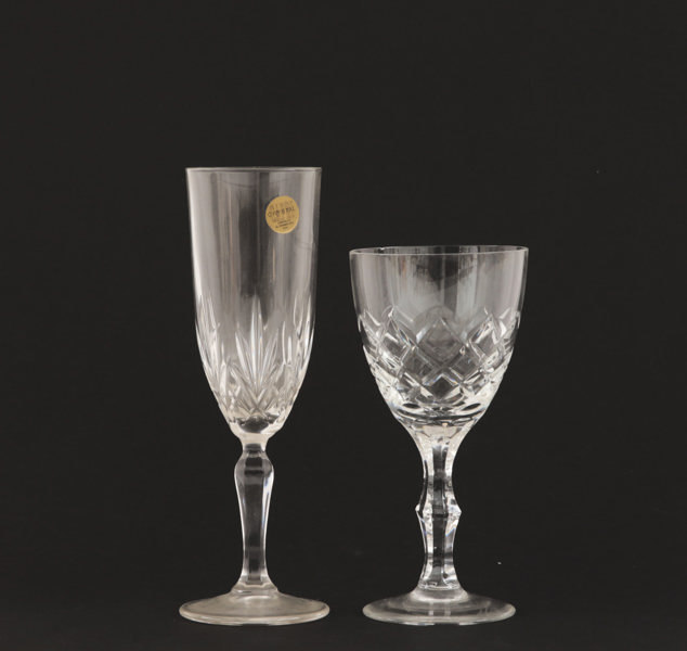 Glasservisdelar, Italien