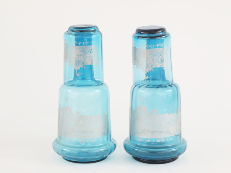 Karaffer med vattenglas ett par, Utställningen i Gefle 1901