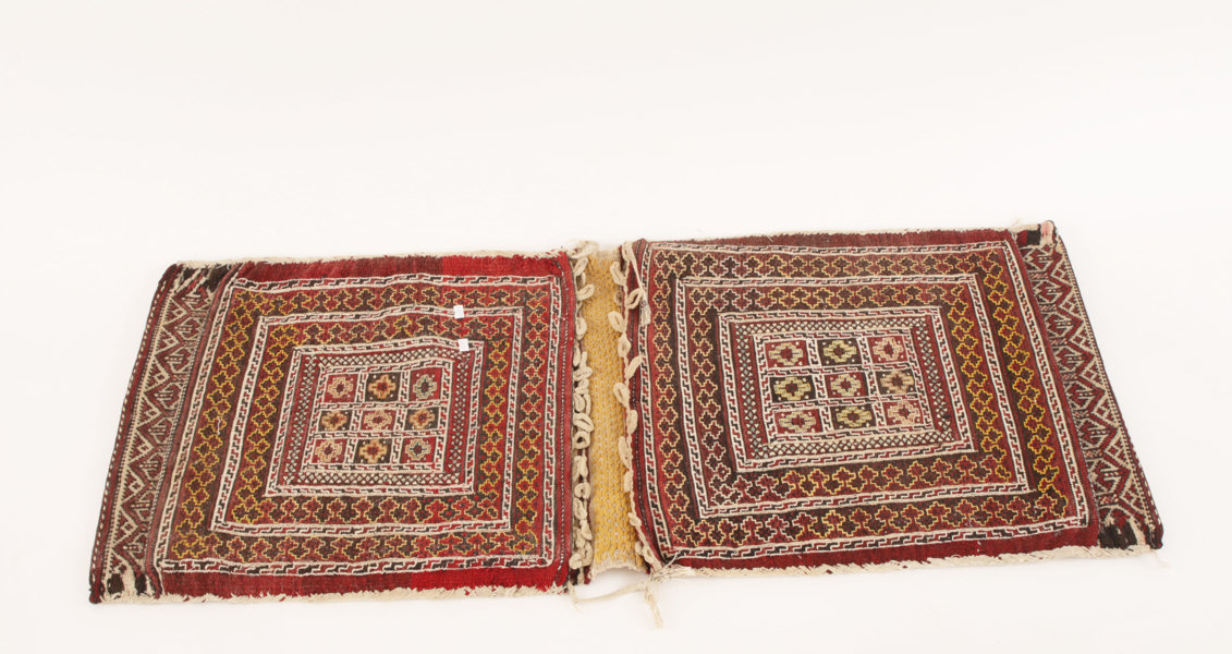 Handknuten väska, orientalisk