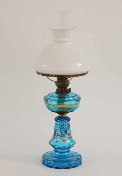 Bordsfotogenlampa, omkring år 1900