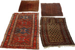 Handknutna mattor 4st, orientaliska