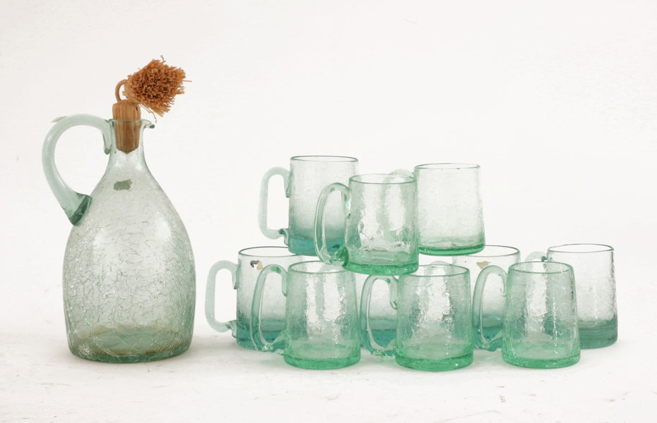 Glas 11 delar, Stockholms Glasbruk