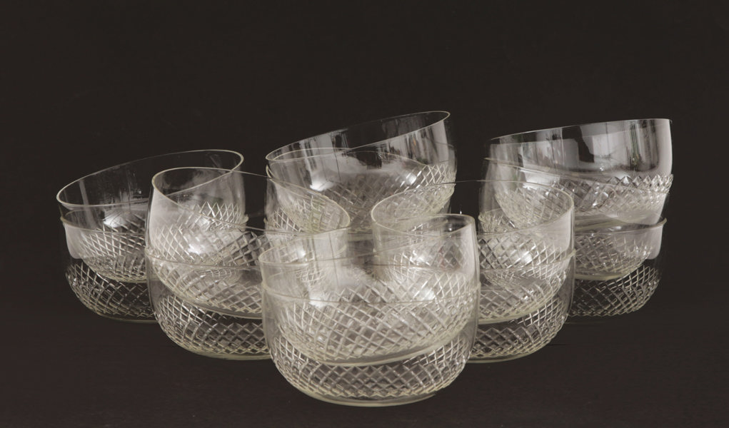 Fingersköljare 14st, 18/1900-tal