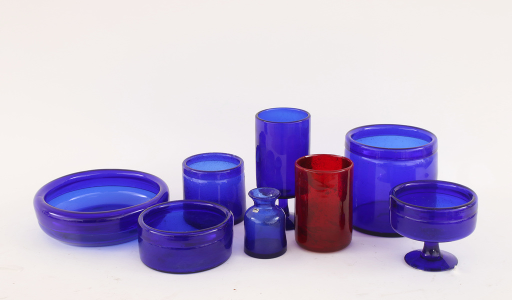 Konstglas 8 delar, Erik Höglund för Boda