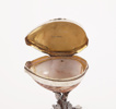 Lockdosa i silver och snäckskal, 1882