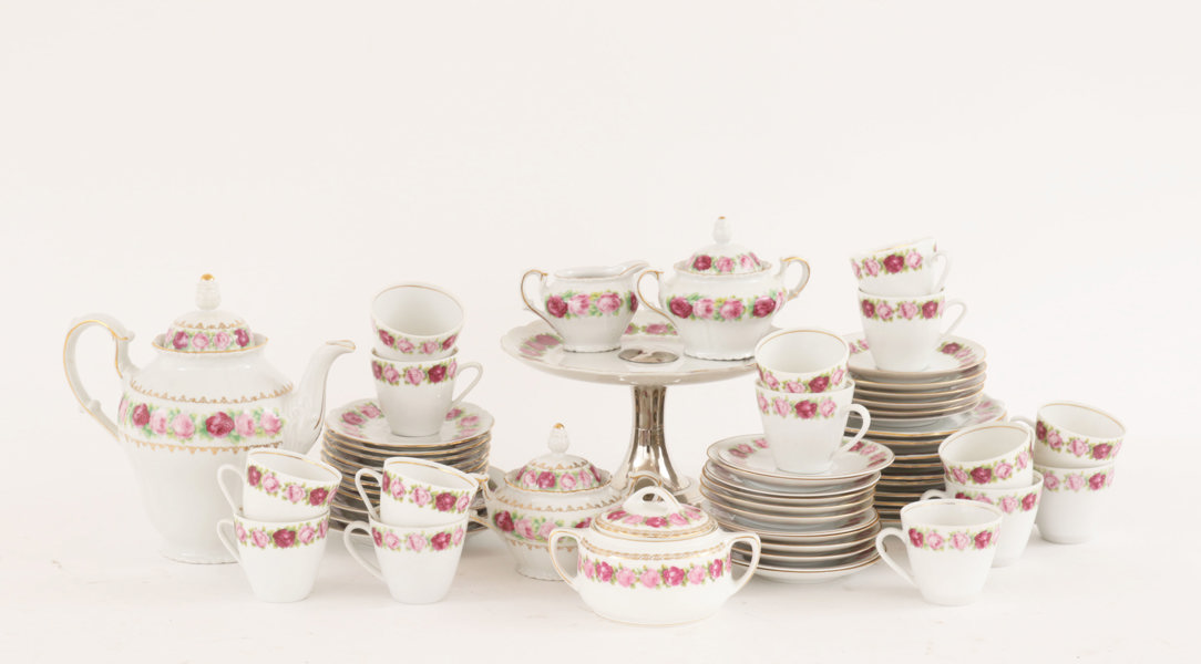 Kaffeservisdelar, Hackefors samt Tyskland