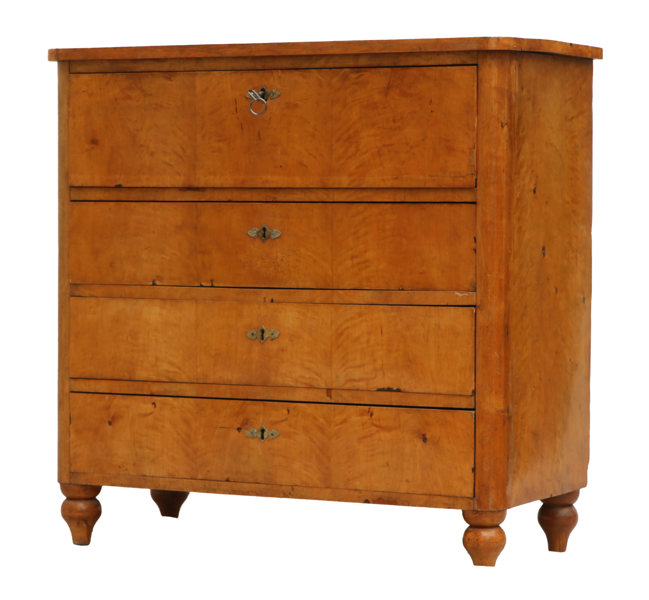 Byrå med skrivklaff, 1800-tal