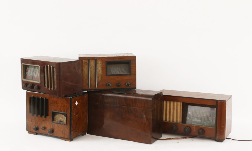 Radioapparater 5st, 1900-talets första hälft