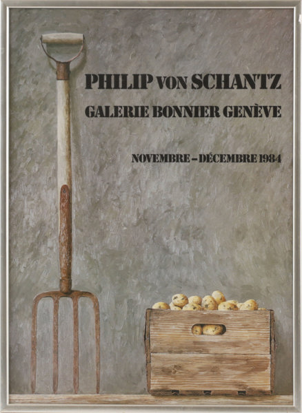 Utställningsaffisch, Philip von Schantz, 1984