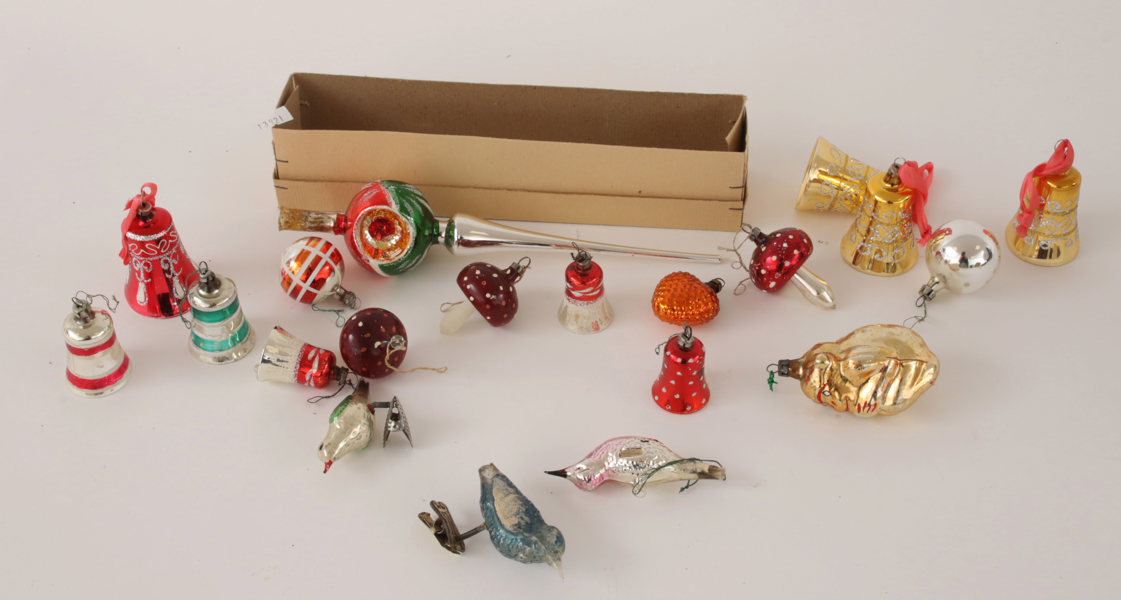 Parti julgransdekorationer, 1900-talets första hälft/omkring 1900-talets mitt