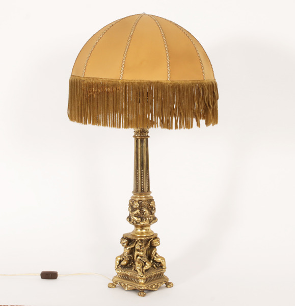 Bordslampa, barockstil, 1900-talets andra hälft