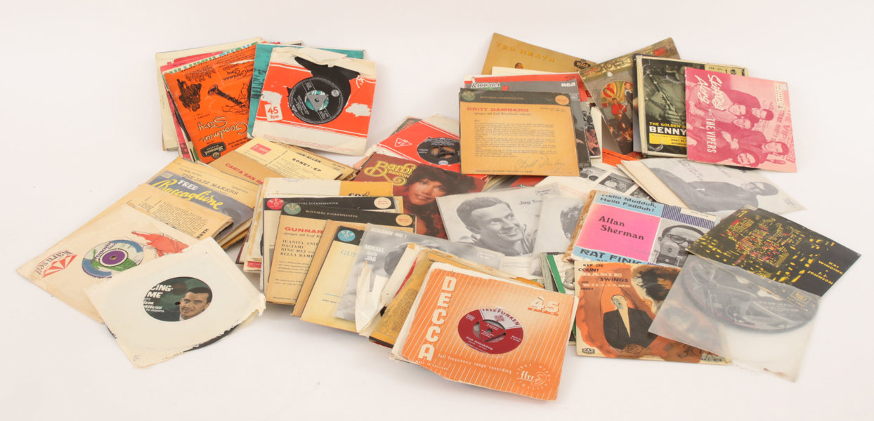 Parti EP-skivor och singlar